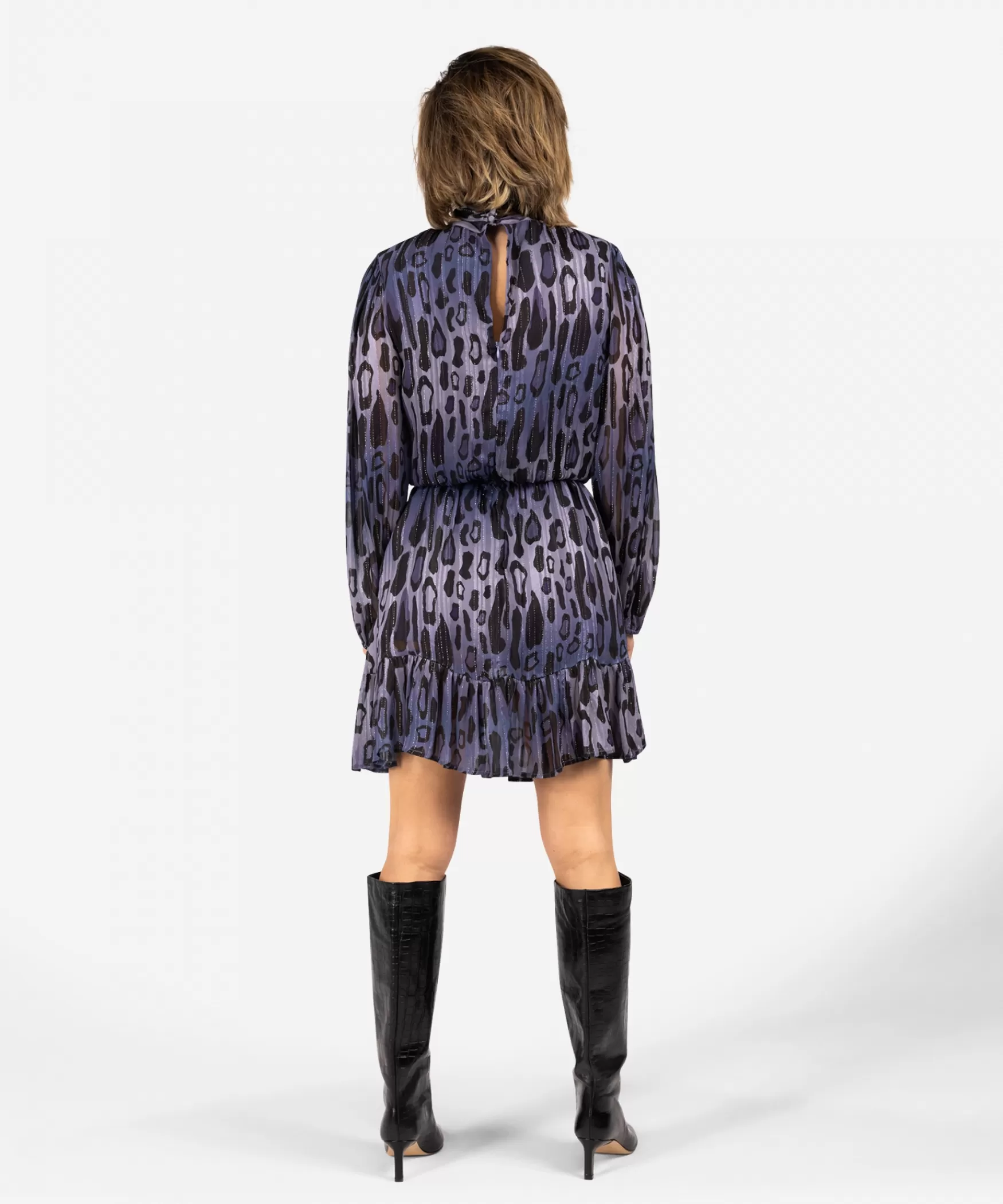 dillia__leopard_blue_27852.webp IBANA Dillia | Leopard Blue< Mini Jurken