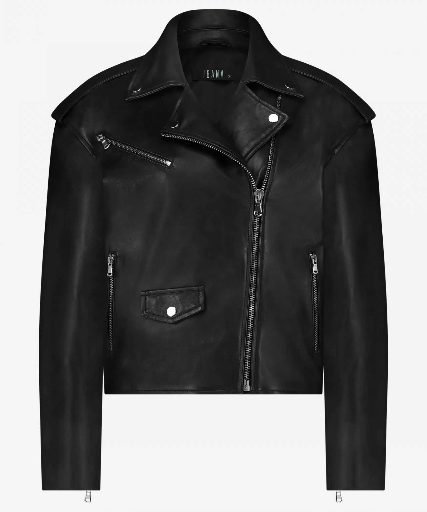 IBANA Jioya | Black< Leren Jassen