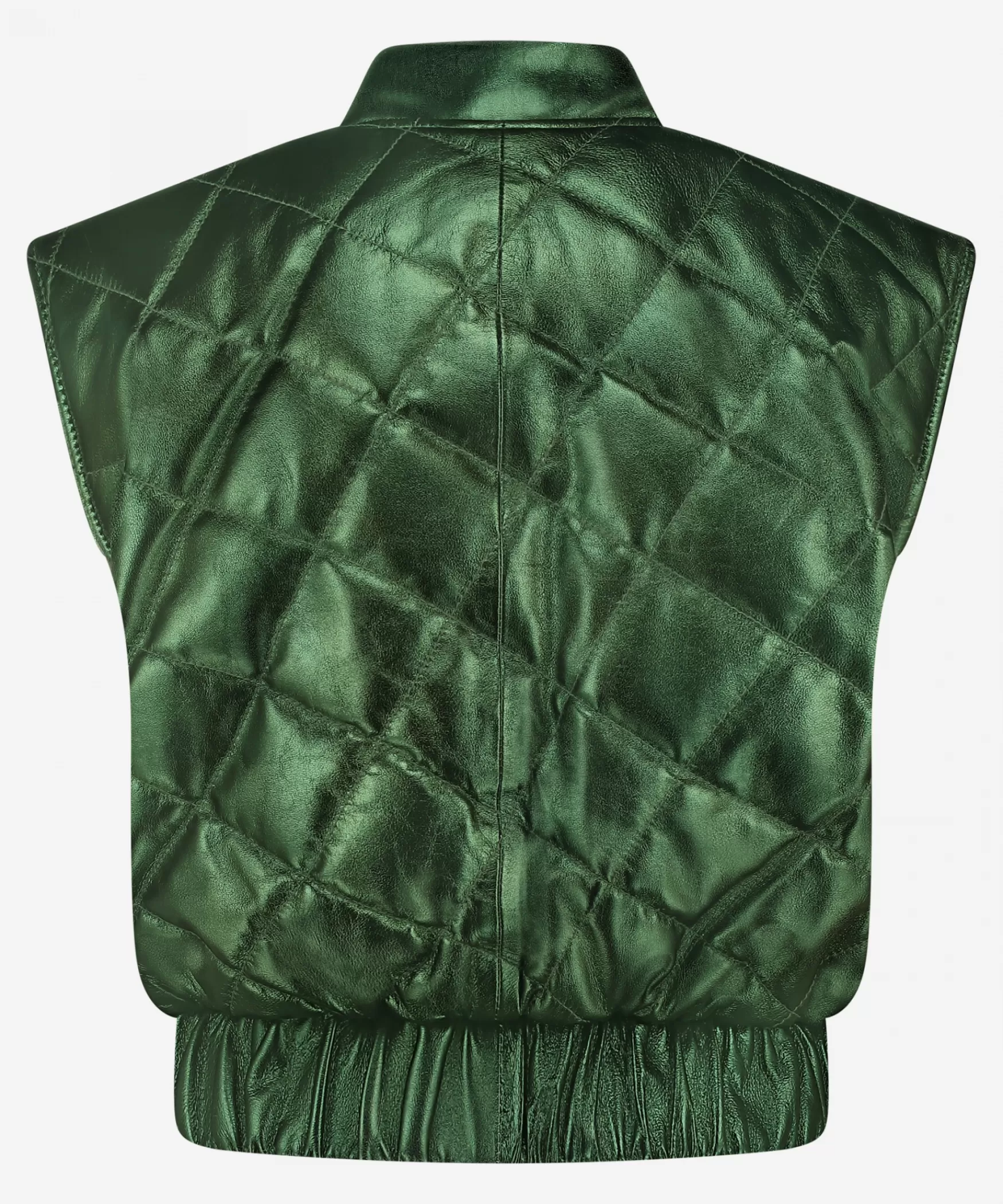 jordien_metallic__shagreen_26889.webp IBANA Jordien Metallic | Shagreen< Leren Jassen | Gilet