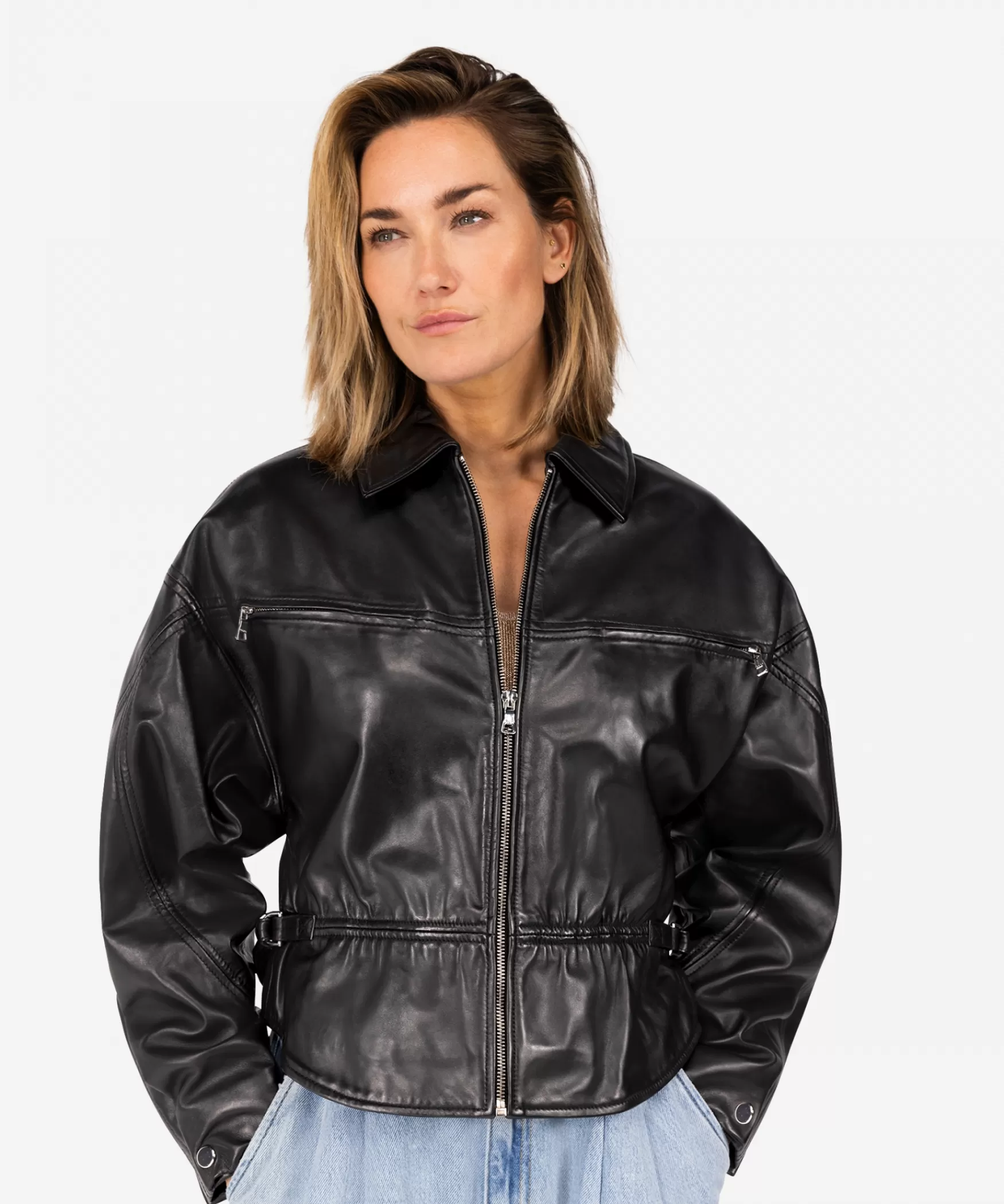 jules__black_26065.webp IBANA Jules | Black< Leren Jassen