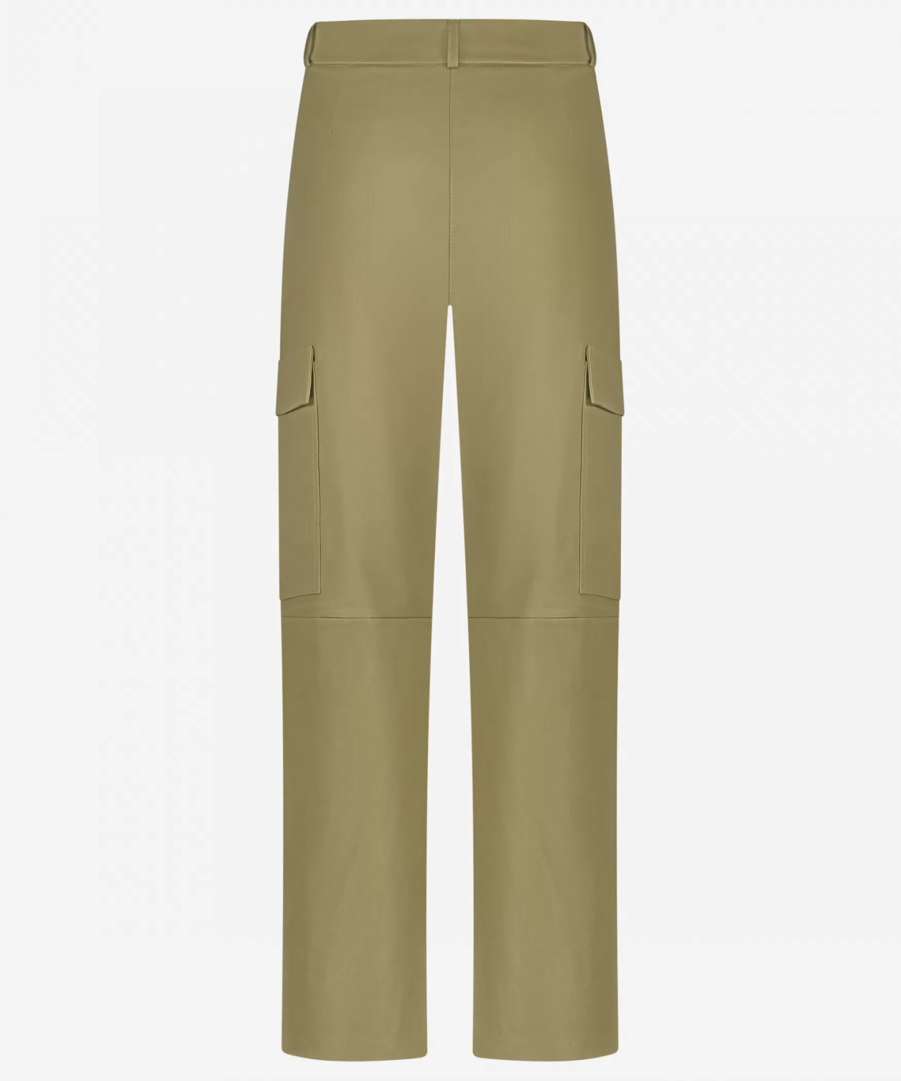 pleuni__moss_green_25462.webp IBANA Pleuni | < Wide Fit | Leren Broeken